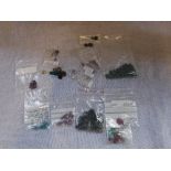 A COLLECTION OF UNMOUNTED STONES including synthetic Corundum and paste