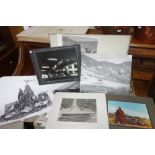 JON WATSON (BRIDPORT): A collection of large scale photographs including views of Australia,