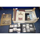 A VINTAGE 1920S PHOTOGRAPH ALBUM, a Victorian scrap book and similar items