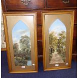 A PAIR OF VICTORIAN WATERCOLOURS of country scenes, inscribed 'J E B, '79'