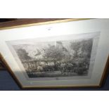 THREE 19TH CENTURY ENGRAVINGS and another print