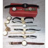 A COLLECTION OF LADIES AND GENTLEMAN'S WRISTWATCHES