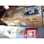 A LARGE COLLECTION OF JAZZ LP RECORDS (three boxes)