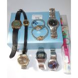 A COLLECTION OF GENTLEMAN'S AND LADIES WRISTWATCHES