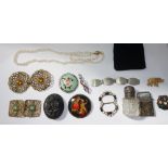 A COLLECTION OF COSTUME JEWELLERY and sundries