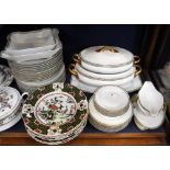 A SET OF SIX MASON'S IRONSTONE PLATES and a Rosenthal dinner service