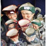 A COLLECTION OF ROYAL DOULTON CHARACTER JUGS, to include "Old Charley"