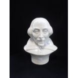 A KEVIN FRANCIS AND PEGGY DAVIES BUST OF WILLIAM SHAKESPEARE, 61/100, 28 cm high