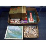 A COLLECTION OF VINTAGE VICTORY JIG-SAW PUZZLES (6) and similar Vintage games