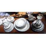 A QUANTITY OF ROYAL DOULTON "CAMBRIDGE" DINNER WARE and a small quantity of "York Town" teaware