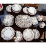 AN EARLY 20TH CENTURY CAULDON "JESSAMINE" PART DINNER SERVICE