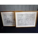 TWO VINTAGE DORSET MAPS: Dorchester and Winterborne Came editions of 1930 and 1947