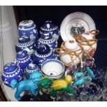 A COLLECTION OF CHINESE BLUE AND WHITE GINGER JARS and similar ceramics