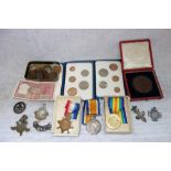 A COLLECTION OF COINS AND MEDALS