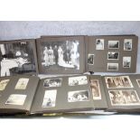 FOUR POSTCARDS AND PHOTOGRAPH ALBUMS, to include photographs of the 1930's