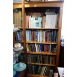 A LARGE COLLECTION OF BOOKS, including books on art (contents of bookcase)