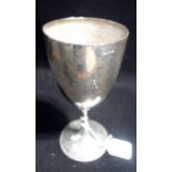 A SILVER PRESENTATION CUP, inscribed 'Presented by the Officers Inniskilling Dragoons to