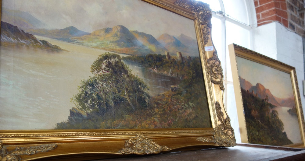 FRANCES E JAMIESON 1895-1950; "Middle Lake Killarney" oil an canvas and a similar oil by the same