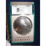 A VINTAGE JAPANESE TRANSISTOR RADIO, "Transistor 6 General" circa 1960's in working order