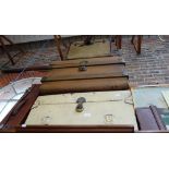 A COLLECTION OF VINTAGE TRUNKS and luggage