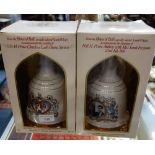 TWO BELL'S WHISKY DECANTERS; "Wedding of Charles & Diana" and " Wedding of Andrew and Sarah