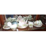 A ROYAL STANDARD, "SPRING'S GIFTS" TEASET and a Royal Albert "Blossom Time" teapot