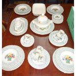 VILLEROY & BOCH; A "BASKET" DESIGN DINNER SERVICE