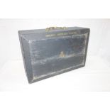 A GEORGE V POLITICIAN'S BLUE CASE, from the, "Emergency Compensation Committee" inscribed, "SIR