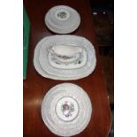 A PART MASON'S DINNER SERVICE