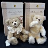 STEIFF; "ANNA THE FRIENDSHIP BEAR" and "The Seamstress Bear" (both with boxes)