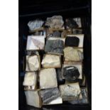 A MUSEUM COLLECTION OF ROCK AND MINERAL SPECIMENS many with annotations