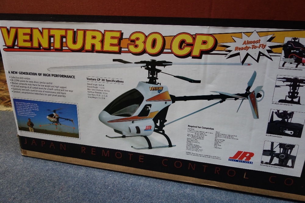 A 'VENTURE' 30 CP REMOTE CONTROL HELICOPTER by The Japan Remote Control Co. Ltd