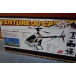 A 'VENTURE' 30 CP REMOTE CONTROL HELICOPTER by The Japan Remote Control Co. Ltd