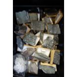 A MUSEUM COLLECTION OF ROCK AND MINERAL SPECIMENS many with annotations