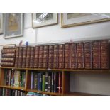 AN EXTENSIVE RUN OF 'PUNCH' MAGAZINES, leather bound, 1841-1883 (vols. 1 to 84)