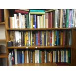 A COLLECTION OF MISCELLANEOUS BOOKS (three shelves)