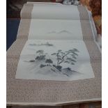 A COLLECTION OF ORIENTAL PRINTED LANDSCAPES, of large scale, some within patterned borders