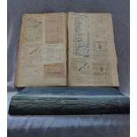 TWO LARGE 1920S LEDGERS, containing period shop receipts, including Timothy Whites and Atco