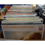A LARGE COLLECTION OF LP RECORDS to include Duncan Lamont, James Last and Classical records