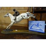 JONATHAN KNIGHT; A RESIN STUDY, "DESERT ORCHID JUMPING FOR FUN" 33/275