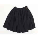 Vivienne Westwood black silk skirt, Vivienne Westwood made in England label around the waist :