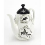 Ridgways homemaker pottery coffee pot, factory marks to the base, 19cm high Further condition
