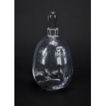Orrefors clear art glass decanter, etched marks to the base, 19cm high Further condition reports can