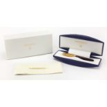 Waterman's Edson fountain pen with 18k gold nib, case and box Further condition reports can be found