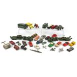 Vintage die cast vehicles and ships including Dinky Super Toys, TV Rovingi, TV Mobile control room