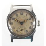Vintage gentleman's Westend Watch Co wristwatch with luminous dial and hands, 2.8cm in diameter