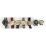 Vintage gentleman's watches including Smiths, Arta, Citizen and Damas Further condition reports