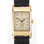 Vintage gentleman's 9ct gold Longines wristwatch, numbered 5065517 to the movement, 2.2cm x 1.