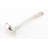 Georgian silver ladle, J.M Glasgow 1824, 15cm in length, approximate weight 44.0g : For further