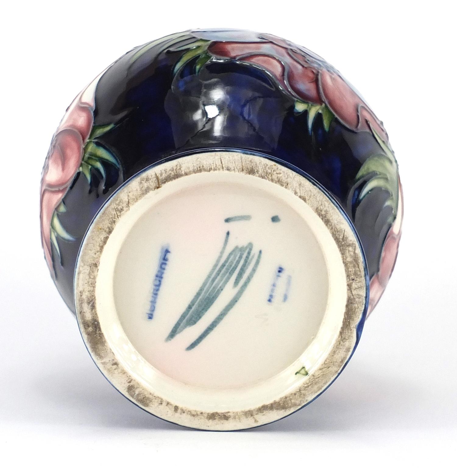 Moorcroft Poppy pattern pottery vase, painted and impressed marks to the base, 14.5cm high : For - Image 3 of 4